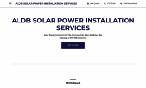 Aldbsolarpowerinstallationservices.business.site thumbnail