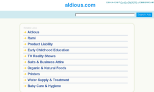 Aldious.com thumbnail