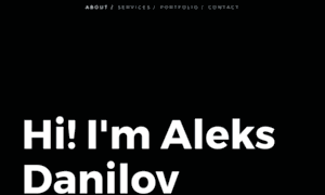 Aleksdanilov.com thumbnail