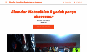 Alemdar-motosiklet-yedek-parca-aksessuar.business.site thumbnail