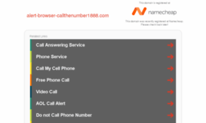 Alert-browser-callthenumber1888.com thumbnail