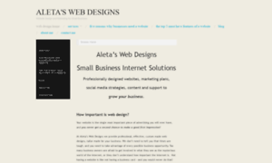 Aletaswebdesigns.com thumbnail