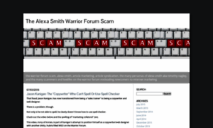 Alexa-smith-warrior-forum-scam.typepad.com thumbnail