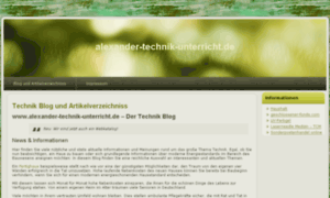 Alexander-technik-unterricht.de thumbnail