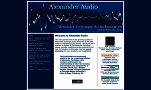 Alexanderaudio.com thumbnail