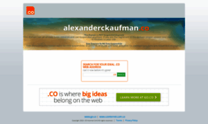 Alexanderckaufman.co thumbnail