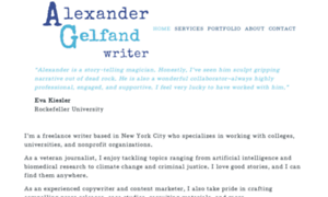 Alexandergelfand.com thumbnail