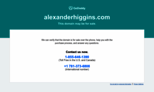 Alexanderhiggins.com thumbnail