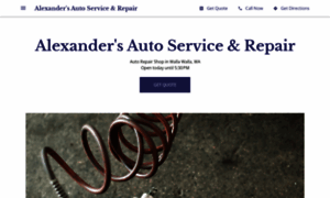 Alexanders-auto-service-repair.business.site thumbnail