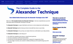 Alexandertechnique.com thumbnail