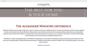 Alexanderwindows.co.uk thumbnail