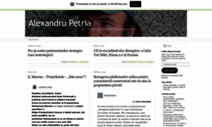 Alexandrupetria.wordpress.com thumbnail