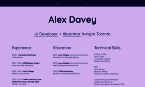 Alexdavey.ca thumbnail