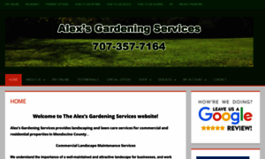Alexgardeningservice.com thumbnail