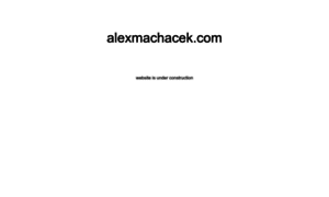 Alexmachacek.com thumbnail