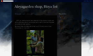 Aleyagarden-hoya-list.blogspot.com.au thumbnail