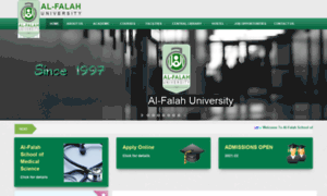 Alfalahuniversity.edu.in thumbnail