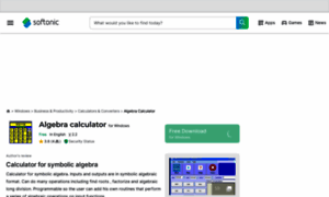Algebra-calculator.en.softonic.com thumbnail