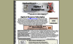Algebra2bits.com thumbnail