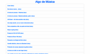 Algodemusica.com thumbnail