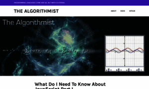 Algorithmist.wordpress.com thumbnail