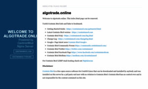 Algotrade.online thumbnail