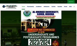 Alhikmahuniversity.edu.ng thumbnail