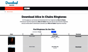 Aliceinchains.download-ringtone.com thumbnail