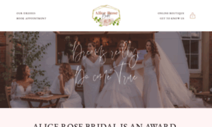 Alicerosebridal.com thumbnail