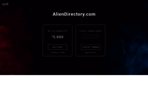 Aliendirectory.com thumbnail