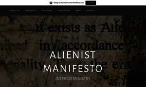 Alienistmanifesto.wordpress.com thumbnail