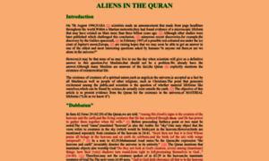 Aliens-in-quran.com thumbnail