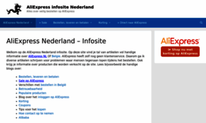 Aliexpressinfosite-nederland.nl thumbnail