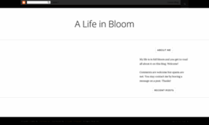 Alifeinbloom.blogspot.com thumbnail