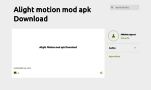 Alightmotion-mod-apk-download.blogspot.com thumbnail
