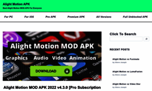 Alightmotionapk.org thumbnail