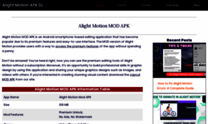 Alightmotionapkdl.com thumbnail