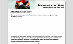 Alimentoshierro.com thumbnail