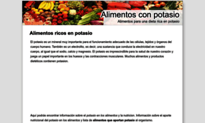 Alimentospotasio.com thumbnail