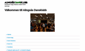 Alingsasdansklubb.se thumbnail