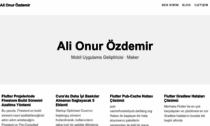 Alionurozdemir.com thumbnail