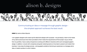 Alisonbdesigns.com thumbnail