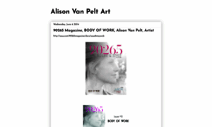 Alisonvanpeltart.blogspot.com thumbnail