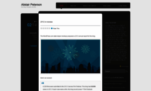 Alistairpeterson.wordpress.com thumbnail