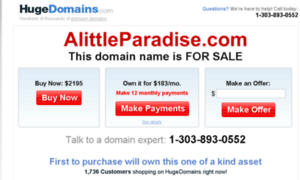 Alittleparadise.com thumbnail