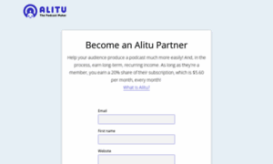 Alitu.firstpromoter.com thumbnail