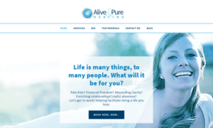 Aliveandpure.com thumbnail