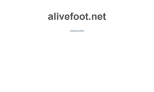 Alivefoot.net thumbnail