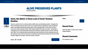 Alivepreservedplants.com thumbnail