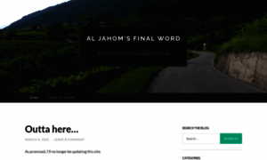 Aljahom.wordpress.com thumbnail